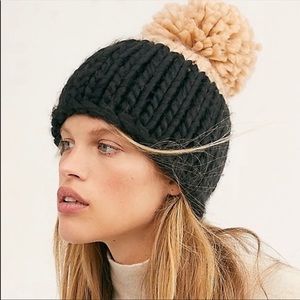 NWT Free People Beanie Color Block